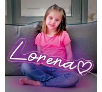 Personalized LED Neon Signs,Custom Neon Signs - LED Sign Customizable for Wall Art, Home Decor, Weddings, Bars and Parties