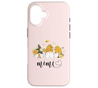 Personalized Mimi Grandma Cute Gnomes and Sunflower Carcasa para iPhone 16