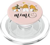 Personalized Mimi Grandma Cute Gnomes and Sunflower PopSockets PopGrip para MagSafe