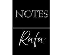 Personalized Notes Journal- Rafa: Unlock your creativity and stay organized with the perfect companion for all your thoughts, ideas, and plans-