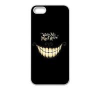 Personalized We are all mad here Cell Phone Case for Iphone 5,5S with Cheshire Cat Smile Face yxuan_4219631 at xuanz