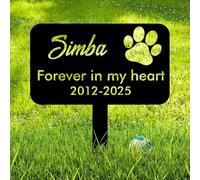 Personalizzata per Animali Domestici Decorazioni per Tombe per Animali Graves Cimitero Decorazioni Metallo per Tomba di cane Marcatore della tomba dell'animale Lapidi Commemorative In Metallo