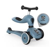 Personalizzato Scoot and Ride Highwaykick 1 Acciaio - 2 in 1 con seduta & regolabile in Altezza - per Bambini da 1 a 5 Anni - con Nome