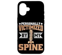 Personally Victimized By My Spine Scoliosis Back Pain Carcasa para iPhone 16