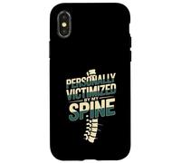 Personally Victimized By My Spine Scoliosis Back Pain --- Carcasa para iPhone X/XS
