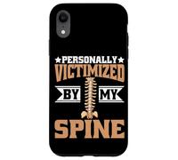 Personally Victimized By My Spine Scoliosis Back Pain Carcasa para iPhone XR