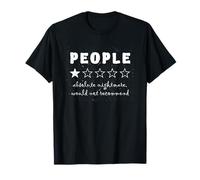Personas Calificación de una Estrella Pesadilla Absoluta no lo haría Camiseta