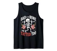 Personas Mayores con Tatuaje Entintado Orgullo Envejecimiento Rebelde Cool Grandparent Camiseta sin Mangas