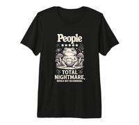 Personas Pesadilla Total no recomendaría Frog No Gracias Camiseta Premium