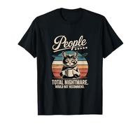 Personas Pesadilla Total no recomendaría Gato Camiseta