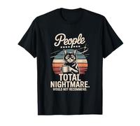 Personas Pesadilla Total no recomendaría Gato Camiseta