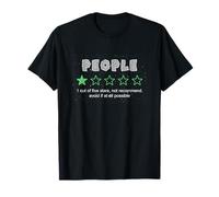 Personas Que una Estrella Evita si es Posible Divertido Antisocial Camiseta