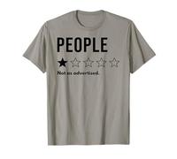Personas Que una Estrella no como se anuncia no recomendaría Camiseta