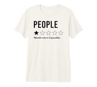 Personas Que una Estrella regresaría si es Posible no recomendaría Camiseta Premium