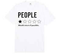 Personas Que una Estrella regresaría si es Posible no recomendaría Comfort Colors Adult Heavyweight T-Shirt
