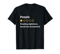Personas Una Estrella Pesadilla Total no recomendaría Divertido Camiseta