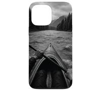 Perspectiva del río abajo - Vista de kayak de aventura en Carcasa para iPhone 13 Pro Max