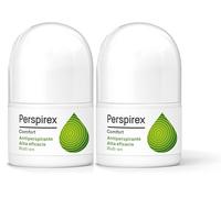 Perspirex ® | Comfort | Desodorante Antitranspirante Axilas Roll on para pieles delicadas con efecto anti sudor duradero hasta 3 días | Controla el sudor y el olor cuidando tu piel | Pack de 2-40 Ml
