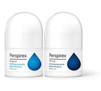 Perspirex ® | Strong + Original | Antitranspirante Roll-On | Pack Control Sudoración Intensa y Moderada | Protección 3-5 Días Contra Sudor | Tratamiento Axilas Hombre y Mujer | 20ml + 20ml