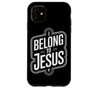 Pertenezco a Jesús: fe Religiosa, Cristianos, Hombres, Mujeres, niños Carcasa para iPhone 11