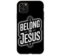 Pertenezco a Jesús: fe Religiosa, Cristianos, Hombres, Mujeres, niños Carcasa para iPhone 11 Pro MAX