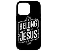 Pertenezco a Jesús: fe Religiosa, Cristianos, Hombres, Mujeres, niños Carcasa para iPhone 14 Pro MAX