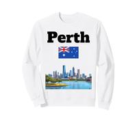 Perth Souvenir Western Australia Viaje Bandera Australiana Sudadera