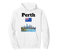 Perth Souvenir Western Australia Viaje Bandera Australiana Sudadera con Capucha