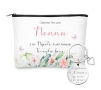 Perthlin el Regalo de la Abuela el Llavero de la Abuela el Neceser de la Abuela Llavero como Regalo con Colgante del Nieto Regalo para la Abuela Cumpleaños