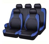 PERTID 9 Piezas Cuero Fundas Asientos Coche para Land Ro-Ver Freelander 2001-2002, Cubreasientos Asiento Protectores Impermeables Juegos Accesorios,C/Blue
