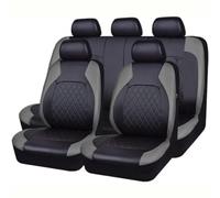 PERTID 9 Piezas Funda Asiento Coche para KIA Ceed 2018-2023, Completo Juegos Cuero Cubreasientos Impermeable Delanteros Y Traseros Protect Interior,D/Grey