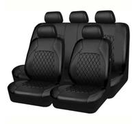 PERTID 9 Piezas Funda Asiento Coche para Maz-da CX5 2012-2017, Completo Juegos Cuero Cubreasientos Impermeable Delanteros Y Traseros Protect Interior,A/Black