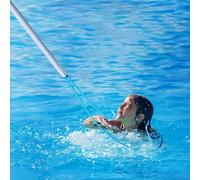 Pértiga de rescate para piscinas. Pértiga telescópica salvavidas for piscinas - Gancho de rescate for, equipo emergencia 1/2/3/5/6 m(1m/3.2ft)