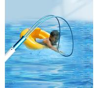 Pértiga de rescate para piscinas. Poste de rescate con gancho for piscina, equipo emergencia for ayudar a nadadores que se ahogan o tienen dificultades(Length 5m/16.4ft)
