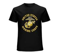 pertu Sihua USMC United States Marine Corps Us Army Military Army USA T-Shirt Black Size XL