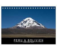 Peru & Bolivien - Land der Inka (Tischkalender 2026 DIN A5 quer), CALVENDO Monatskalender: Ursprünglichkeit und Schönheit der Anden