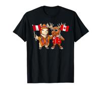 Perú Canadá Raíces Bandera Peruana Orgulloso Patrimonio Camiseta