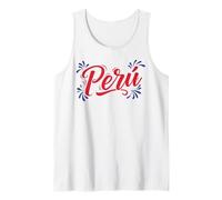 Perú Celebración Fuegos Artificiales Festival Perú Logo Travel Gift Camiseta sin Mangas