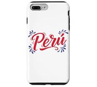 Perú Celebración Fuegos Artificiales Festival Perú Logo Travel Gift Carcasa para iPhone 7 Plus/8 Plus