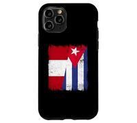 Perú Cuba Media Bandera Herencia Cubana Peruana Carcasa para iPhone 11 Pro