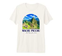 Perú Cusco Machu Picchu Ciudad Perdida de los Incas Travel Art Camiseta Premium