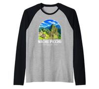 Perú Cusco Machu Picchu Ciudad Perdida de los Incas Travel Camiseta Manga Raglan