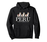 Peru Llama Walking Club Vintage Peruvian Hiking Souvenir Sudadera con Capucha