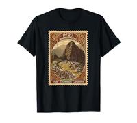 Perú Machu Picchu 1920 Sello Vintage Viaje Retro Camiseta