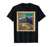 Peru Machu Picchu 1940 - Sello Postal Retro de Viaje Camiseta