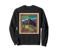 Peru Machu Picchu 1940 - Sello Postal Retro de Viaje Sudadera