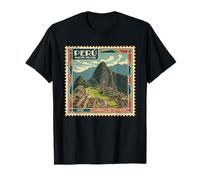 Peru Machu Picchu 1955 - Sello Postal Retro de Viaje Camiseta