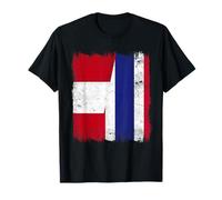 Perú Tailandia Media Bandera Raíces tailandesas peruanas Camiseta