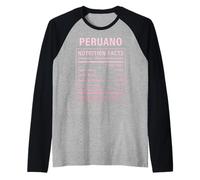 Peruano Guy Orgullosos Hombres Peruanos con Raíces Perú Camiseta Manga Raglan