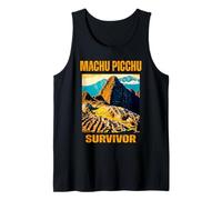 Peruano Machu Picchu Survivor Cusco Cuzco Perú Diseño de Viaje Camiseta sin Mangas